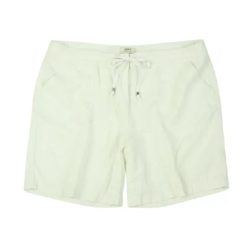 Papaya fehér lenkeverék rövidnadrág