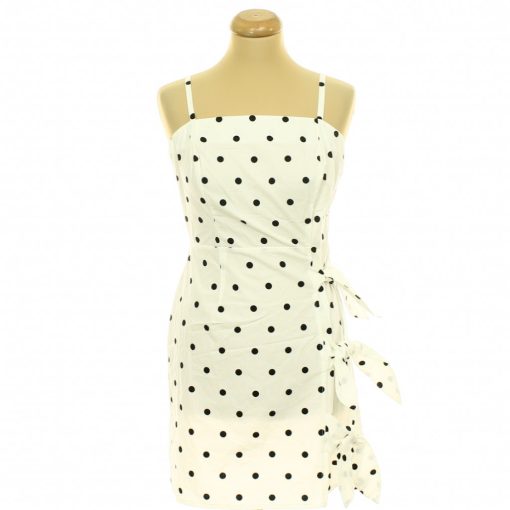 Asos pöttyös fehér ruha