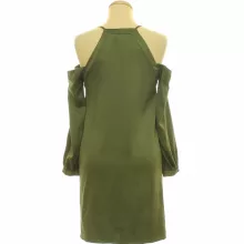 Asos khakizöld szatén ruha