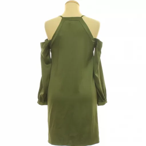 Asos khakizöld szatén ruha
