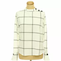 Primark kockás fehér blúz