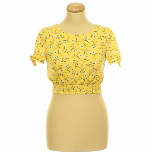 Divided virágmintás top