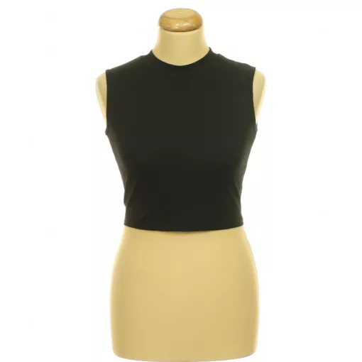 Shein bordázott fekete top