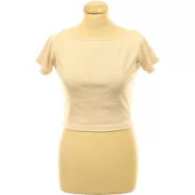 Boohoo bordázott barna top