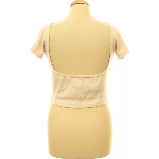 Boohoo bordázott barna top
