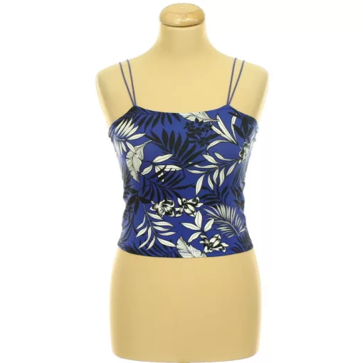 New Look mintás kék top