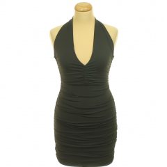 Shein ráncolt fekete ruha