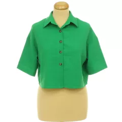 Shein zöld lezser ing