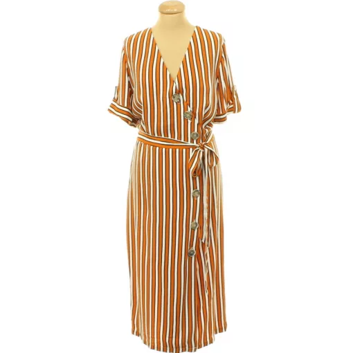 River Island csíkos átlapolt ruha