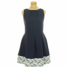 Closet csipkés sötétkék ruha