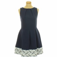 Closet csipkés sötétkék ruha