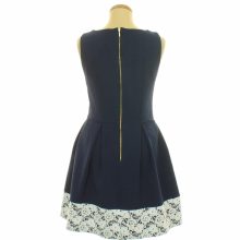 Closet csipkés sötétkék ruha