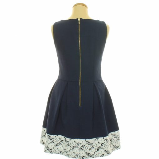 Closet csipkés sötétkék ruha