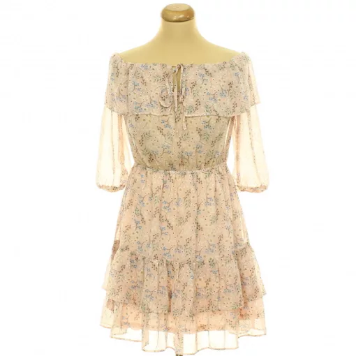 Boohoo mintás muszlin ruha
