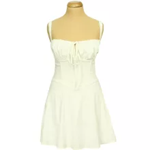 Fűzős fehér corset ruha