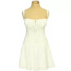 Fűzős fehér corset ruha