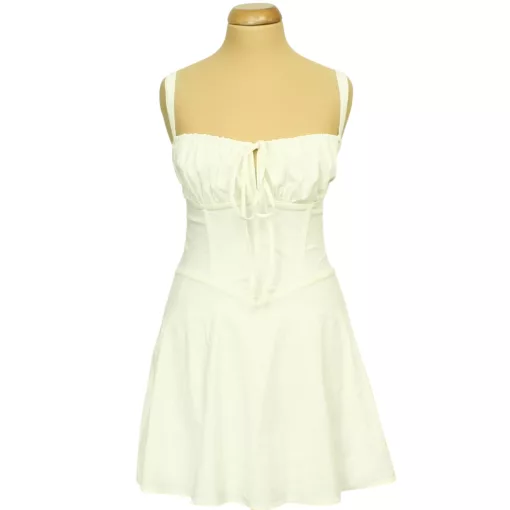 Fűzős fehér corset ruha