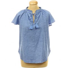 Next kék lenkeverék blúz