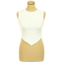 Boohoo bordázott fehér trikó