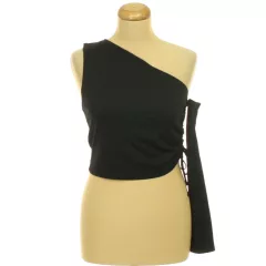 Primark fekete aszimmetrikus top