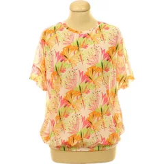 Bodyflirt színes mintás necc felső