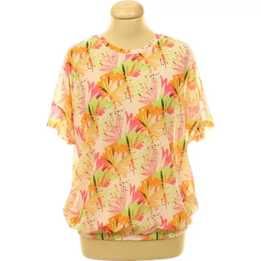 Bodyflirt színes mintás necc felső