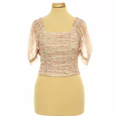 H&M virágmintás necc felső
