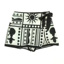 Shein fekete-fehér mintás scort