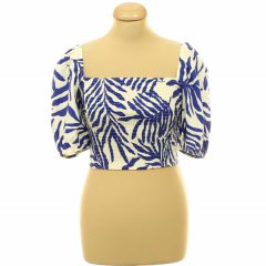 Primark mintás darázsolt top