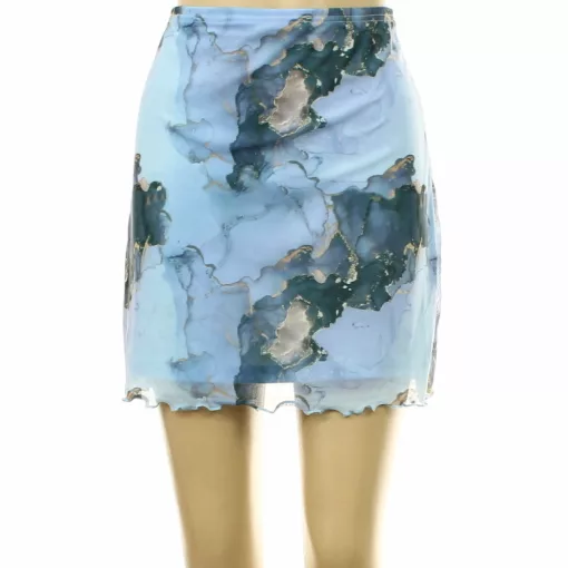 Shein mintás necc szoknya