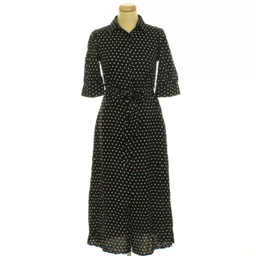 Dorothy Perkins pöttyös fekete ruha