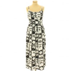 George mintás viszkóz ruha