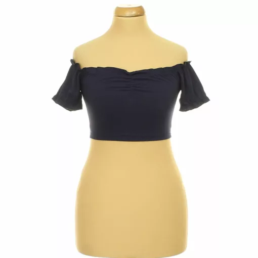 Shein sötétkék top