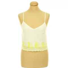 Missguided hímzett necc top