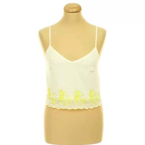 Missguided hímzett necc top