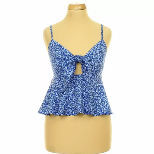 Shein mintás kék felső