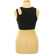 H&M fekete elasztikus sport top
