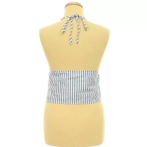 Shein kék-fehér csíkos top