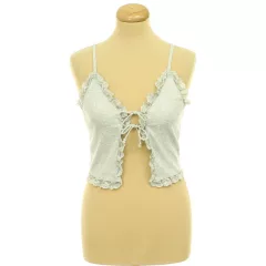 Primark csipkés szürke top
