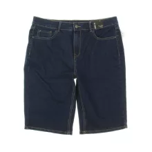 TU sötétkék sztreccs farmer short