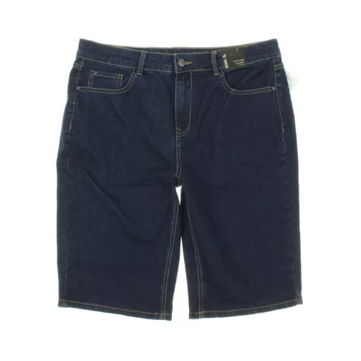 TU sötétkék sztreccs farmer short