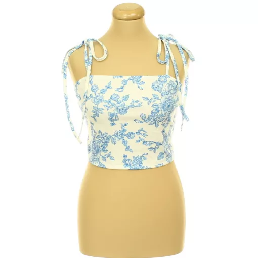 Shein virágmintás top