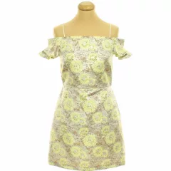 Topshop színes fémszálas brokát ruha