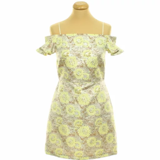 Topshop színes fémszálas brokát ruha
