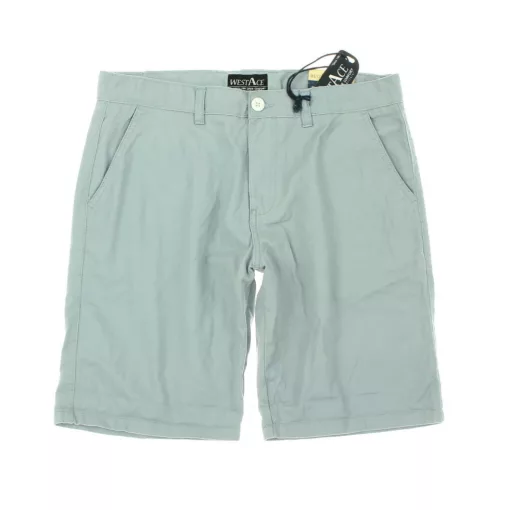 Világoskék férfi pamutvászon chino short