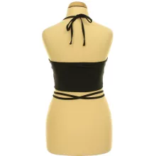 Shein mintás fekete top