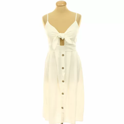 New Collection fehér ruha