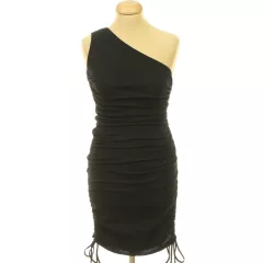 Shein ráncolt félvállas ruha