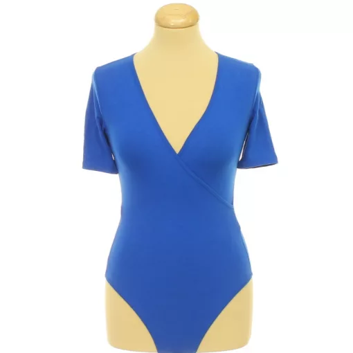 Topshop kék pamut body