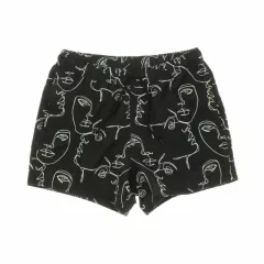 Asos mintás fekete fürdőnadrág